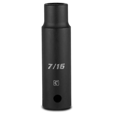 Capri Tools 1/2 in Drive 7/16 in 6-Point SAE Deep Impact Socket 5-5252